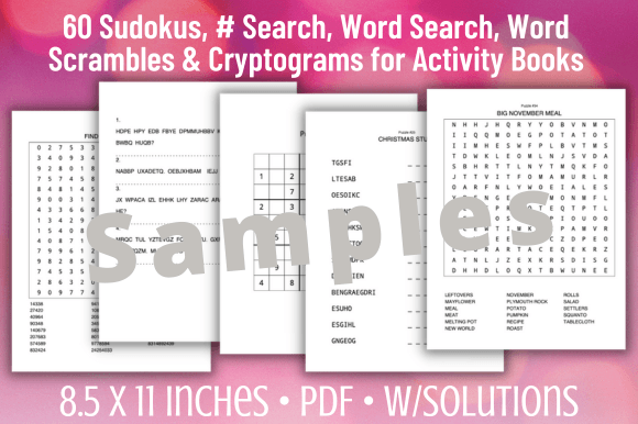 5 Different Puzzle Game Book Interiors: Build Better Activity Books for KDP Without Wasting Time or Money