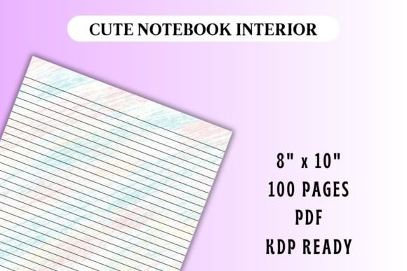 Abstract Watercolor Journal Interior 8: A Comprehensive Resource for Low-Content Publishing