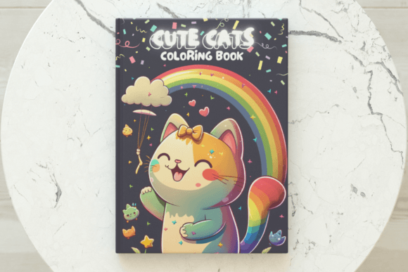Cute Cats Cover VOL 5: A Practical Cover Kit for Kids’ Coloring Books