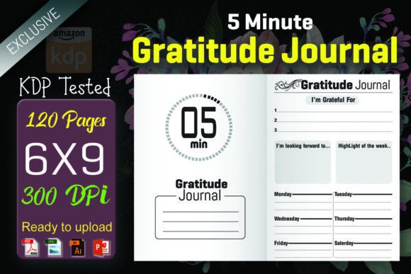 Gratitude Journal Log Book