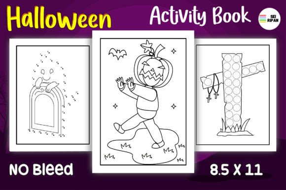 Halloween Activity Book for Kids 01: Building Skills and Seasonal Fun Through Varied Activity Pages
