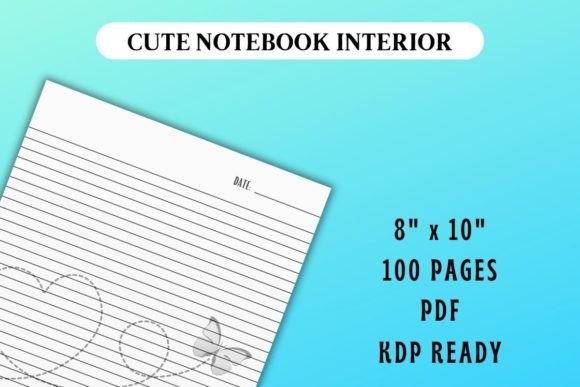 Heart Butterfly Journal Interior: A Practical KDP-Ready Notebook Design