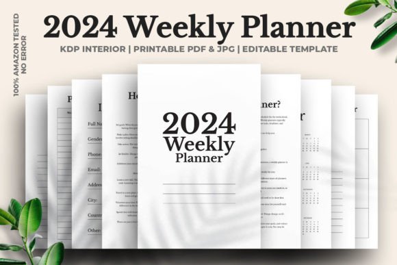 How a 2024 Weekly Planner KDP Interior Shapes Smarter Publishing and Productivity Design