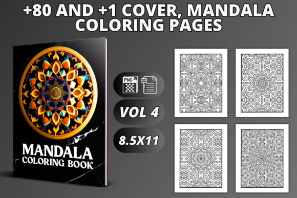 Mandala Coloring Pages - VOL 4