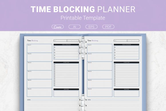 Master Your Day with the Time Blocking Planner Printable Template