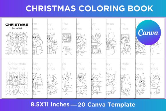 The Rise of the Christmas Coloring Book Canva Interior: A Creative Asset for the Modern Digital Marketplace